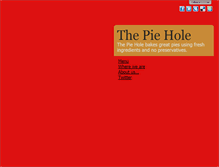 Tablet Screenshot of openyourpiehole.com